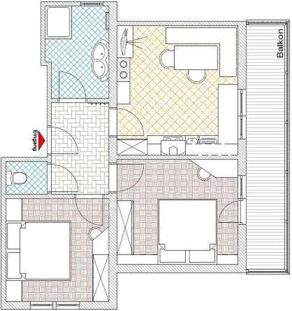 Gaestehaus Bergruh 图克斯 客房 照片
